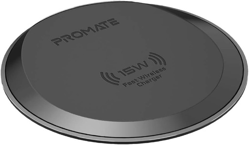 15W Ultra Sim Qi Wireless Charger Grey- [0.0  Units]