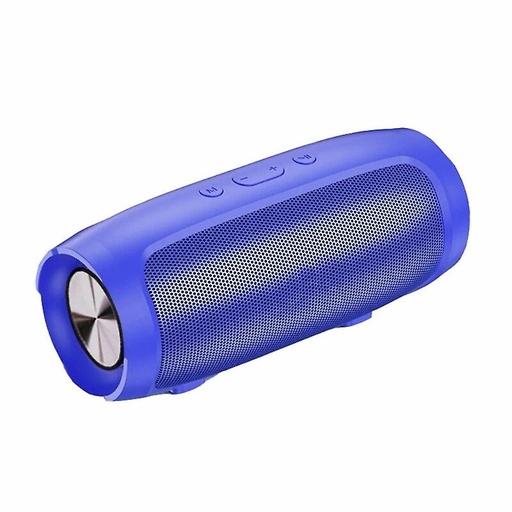 6W HD Bluetooth V5.0 Speaker W. USB,FM Blue- [0.0  Units]