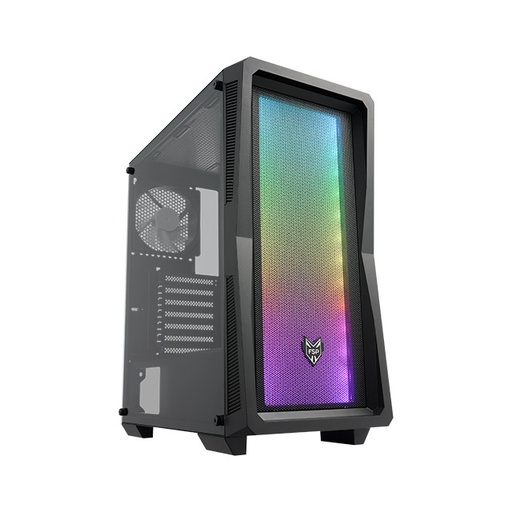 [CMT212A] FSP Mid Tower PC Gaming Case Black CMT212A- [1.0  Units]