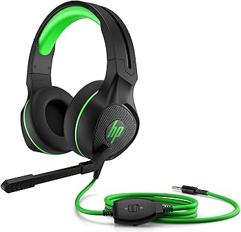[4BX31AA#ABB] HP Gaming Headset Pavilion 400 Green- [23.0  Units]