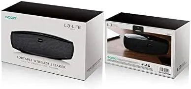 [‎6971252260136-bk] SODO L3 PORTABLE WIRELESS SPEAKERS- [0.0  الوحدات]