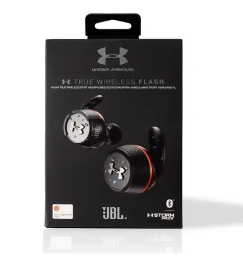 [UAJBLFLASHBLKAM] JBL Under Armour True Wireless Flash In-Ear Headph...- [0.0  Units]