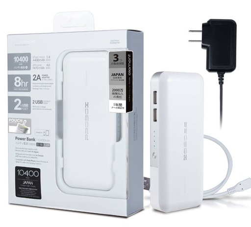 Probox Portable Power Pack 7800mAh White- [0.0  Units]