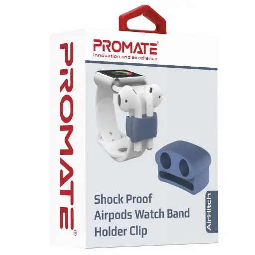 [Airhitch-BLUE] Promate Sillicon Watch Band Holder  For Apple Airp...- [0.0  Units]