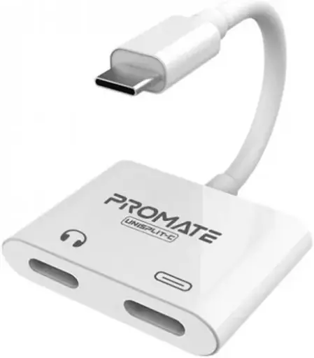 Promate USB Headphone & Charge Spliter 2 in 1 USB- [0.0  الوحدات]