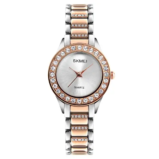 Skmei - 1262, Steel Watch for Women Rose Gold- [0.0  الوحدات]