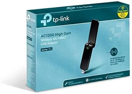 [Archer T4U] TP-LINK AC1300 Wireless Dual Band USB Adapter- [0.0  Units]