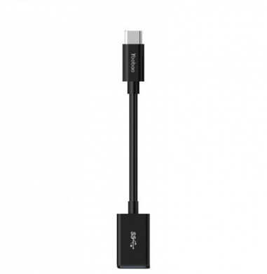 Yoobao Type-C Fem USB A 2.0/ 0.1m Blk/White YB-CAF...- [0.0  الوحدات]