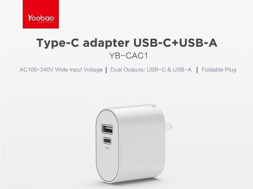 Yoobao YB-CAC1 Type-C/USB Adapter- [0.0  Units]