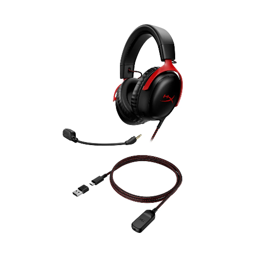 [727A9AA] HyperX Cloud III Gaming Headset RD- [0.0  Units]