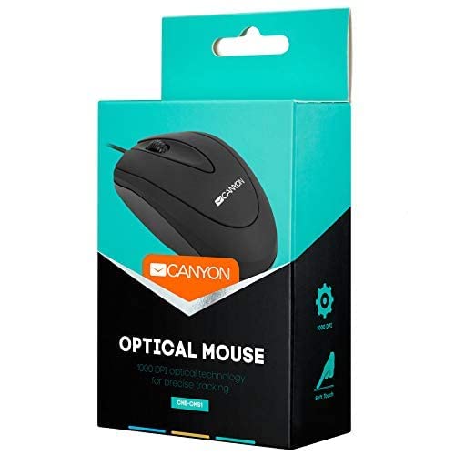 CANYON CM-1, wired optical Mouse with 3 buttons, D...- [0.0  Units]