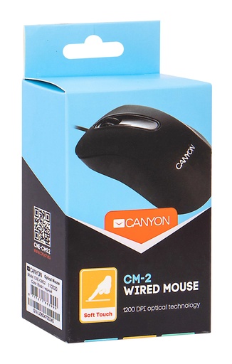 CANYON CM-2 Wired Optical Mouse with 3 buttons, 12...- [0.0  Units]
