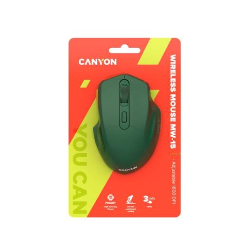 CANYON 2.4GHz Wireless Optical Mouse with 4 button...- [0.0  الوحدات]