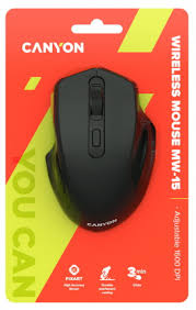 CANYON MW-15, 2.4GHz Wireless Optical Mouse with 4...- [0.0  الوحدات]