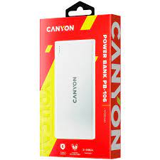 CANYON PB-106, Power bank 10000mAh Li-poly battery...- [0.0  Units]
