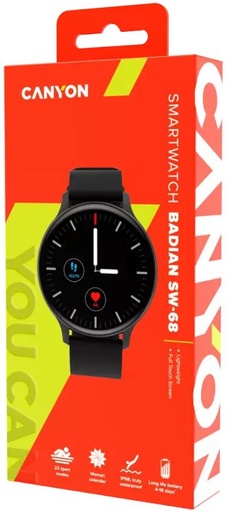 CANYON Badian SW-68, Smartwatch, Realtek 8762CK, 1...- [0.0  الوحدات]