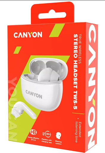 CANYON TWS-5, Bluetooth headset, with microphone, ...- [0.0  الوحدات]