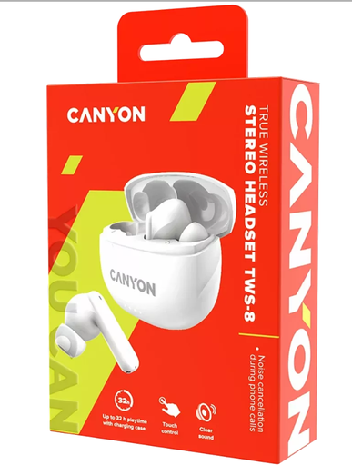 CANYON TWS-8, Bluetooth headset, with microphone, ...- [0.0  الوحدات]
