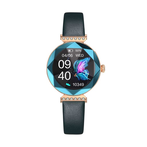 Green Lion Swarovski Smart Watch Blue- [0.0  pcs]
