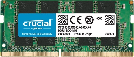 [CT32G4SFD832A] Crucial Memory 32GB DDR4 3200 SODIMM- [0.0  الوحدات]