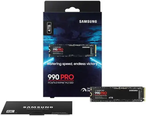 [MZ-V9P4T0BW] SAMSUNG SSD M2-990 PRO-4TB-MZ-V9P4T0BW- [0.0  الوحدات]
