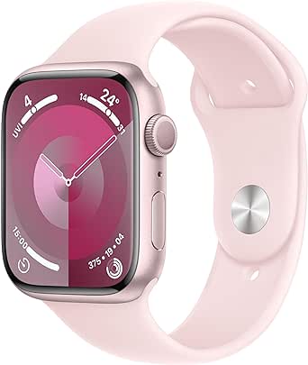 [MR9H3QA/A] Apple Watch 9 45mm GPS Pink- [1.0  Units]