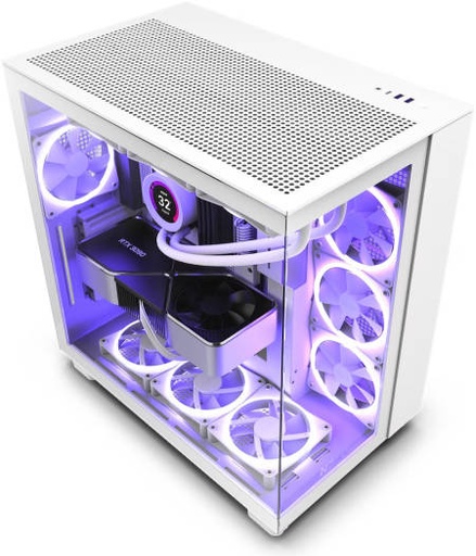 NZXT H9 Flow  Mid Tower ATX PC Case- [0.0  الوحدات]
