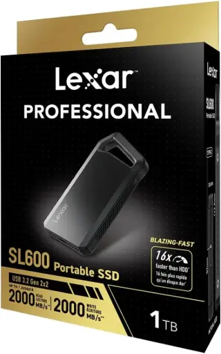 [LSL600X001T-RNBNG] Lexar SSD 1TB External SL600- [0.0  الوحدات]