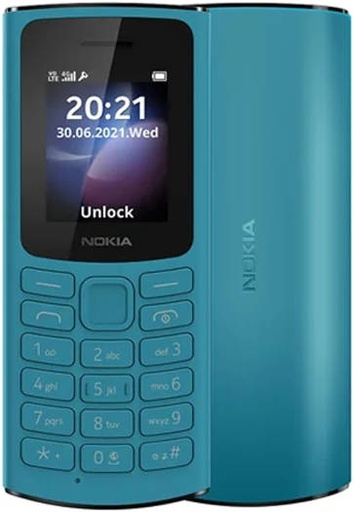 Nokia 105 4G TRA Blue- [0.0  الوحدات]