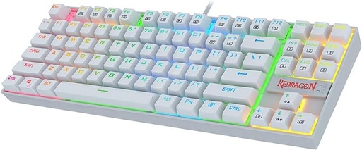 Reddragon: K552W RGB Kumara Wired Keyboard White- [0.0  الوحدات]