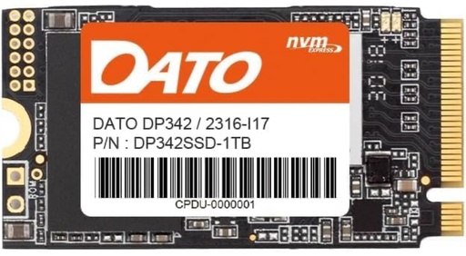 [DP342SSD-1TB] DATO SSD 1TB DP342 NVMe M.2 2242- [0.0  الوحدات]