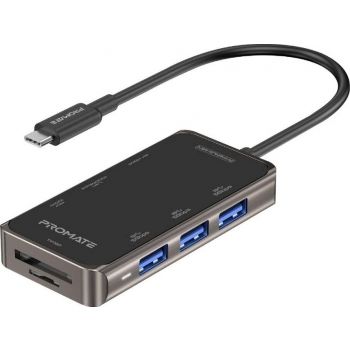 Promate 8 in 1 USB PrimeHub Mini- [0.0  الوحدات]