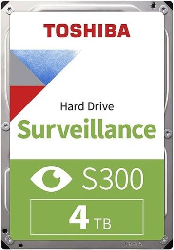 Toshiba HDD 4TB Sata Surveillance S300 HDWT840UZSV...- [0.0  Units]