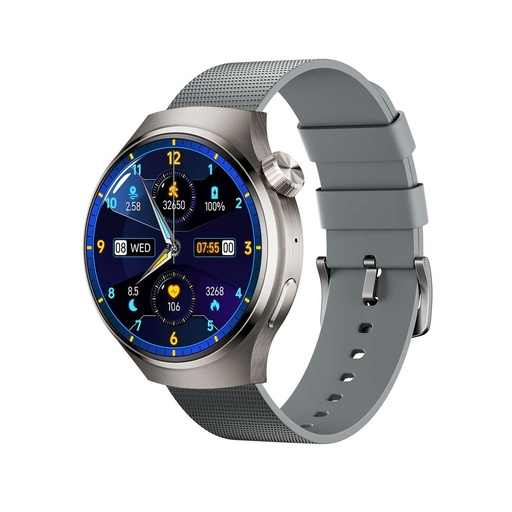 Porodo Smart Watch Stera Round Titamium - Sliver- [0.0  الوحدات]