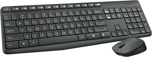 [MK235] LOGITECH WIRELESS Keybord & Mouse GREY - MK235- [0.0  الوحدات]