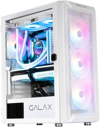 GALAX REVOLUTION - 07 WHITE, GAMING CASE, ATX, 4 F...- [0.0  Units]