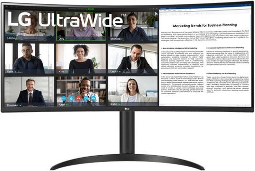 LG LED Monitor 34" Ultra Wide QHD 34WR55QC-B- [0.0  Units]