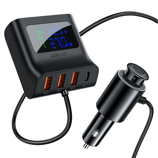 Acefast Digital Car Hub Charger B- [0.0  Units]