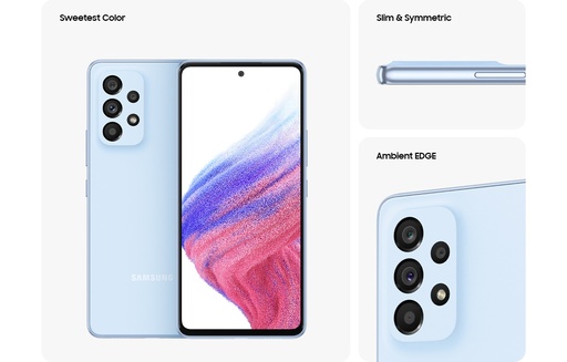 [SM-A536ELBHMEA] Samsung A53 8GB/256GB 5G Blue- [0.0  Units]