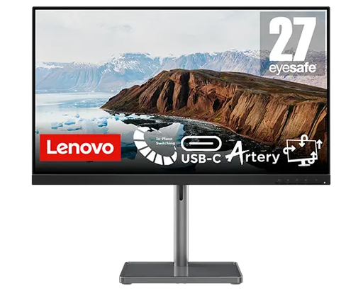[67ABKAC4AE] Lenovo Monitor 23.8" L27i-40 Grey- [0.0  Units]