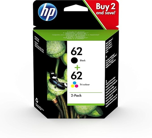 HP 62 Original Ink Cartridge Black & Muliti Color- [0.0  Units]