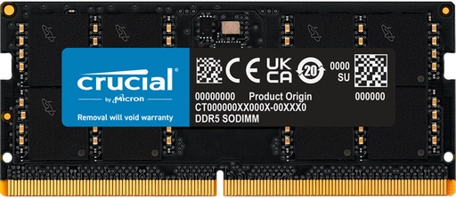 [CT32G56C46S5] Crucial 32GB DDR5 5600 SODIMM- [0.0  الوحدات]