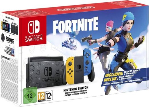 [NSFEC-NV] Nintendo Switch Fortnite Edition Console- [0.0  Units]