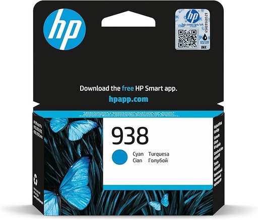 [4S6X5PE] HP 938 Ink Cartridge 4S6X5PE Cyan- [0.0  Units]