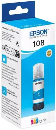 [C13T09C24A] Epson EcoTank 108 Ink Cyan - C13T09C24A- [0.0  Units]