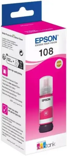 [C13T09C34A] Epson EcoTank 108 Ink Magenta - C13T09C34A- [0.0  Units]