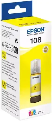 [C13T09C44A] Epson EcoTank 108 Ink Yellow - C13T09C44A- [0.0  الوحدات]