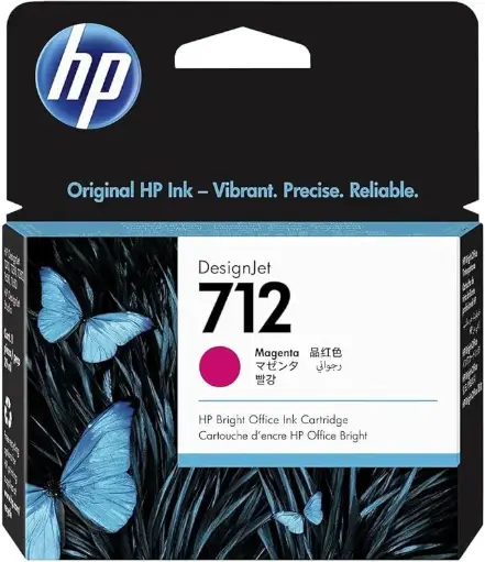 [3ED68A] HP Ink 712 Magenta 3ED68A- [1.0  Units]