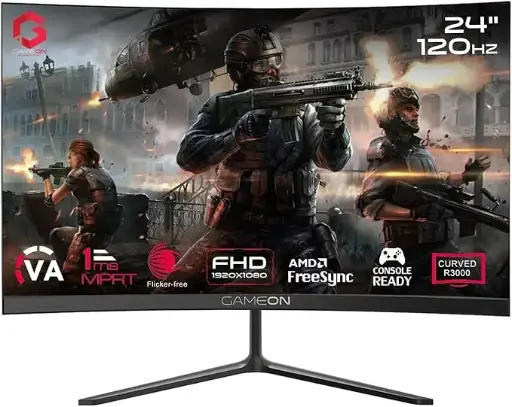 [GOC24F180VA] GAMEON GOC24F180VA  24 inch  Curved Gaming Monitor...- [0.0  Units]