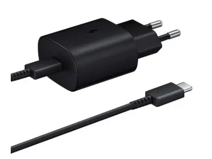 [MH1968] Samsung Power Adapter with Cable 25W Black- [0.0  الوحدات]